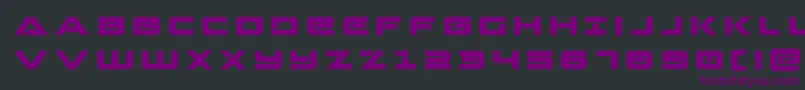 Strikelordtitle Font – Purple Fonts on Black Background