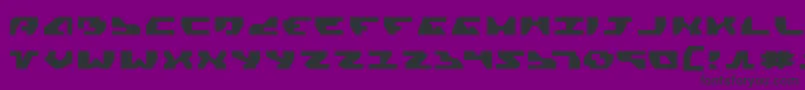 GyrfalconExpanded Font – Black Fonts on Purple Background