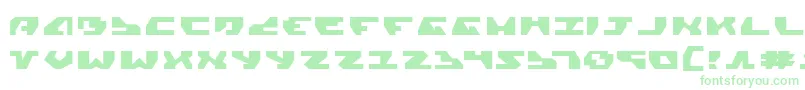 GyrfalconExpanded Font – Green Fonts on White Background