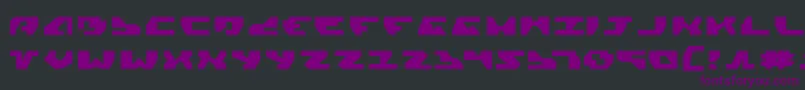 GyrfalconExpanded Font – Purple Fonts on Black Background