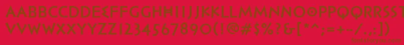 PfhellenicaserifproBold Font – Brown Fonts on Red Background