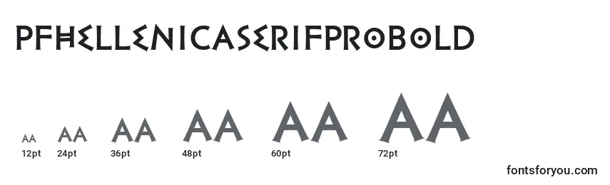 Размеры шрифта PfhellenicaserifproBold