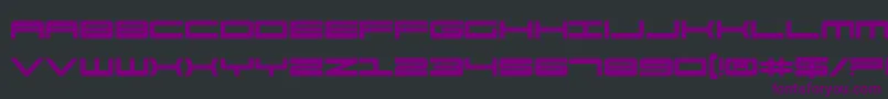 911PorschaBold Font – Purple Fonts on Black Background