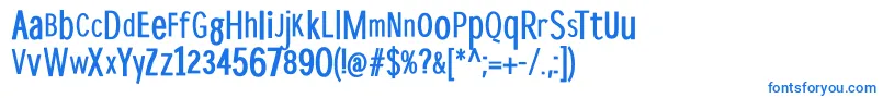 More about DispropBold Font DispropBold Font – Blue Fonts on White Background
