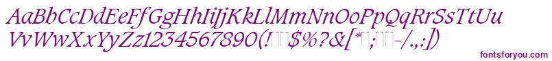 CaxtonLightItalicPlain Font – Purple Fonts