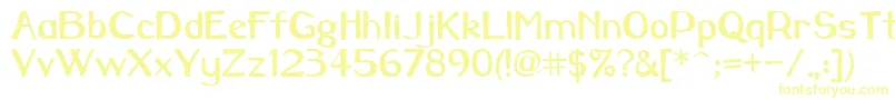 Borowaybold Font – Yellow Fonts