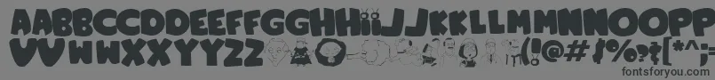 Lisätietoja FamilyGuy-fontista FamilyGuy-fontti – mustat fontit harmaalla taustalla