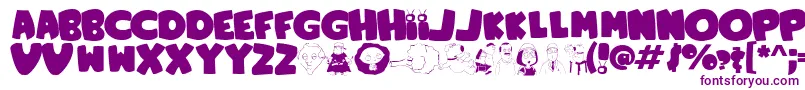Weitere Informationen zur FamilyGuy-Schriftart FamilyGuy-Schriftart – Violette Schriften