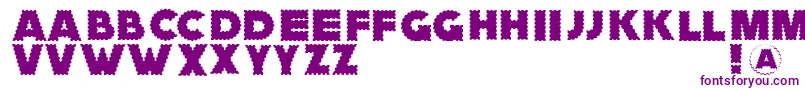 Zagzaggoosepimples Font – Purple Fonts