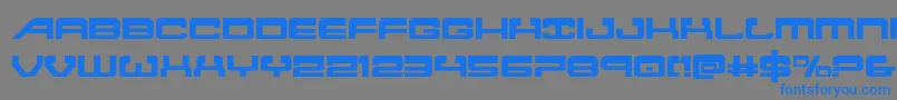 Atlantia2 Font – Blue Fonts on Gray Background