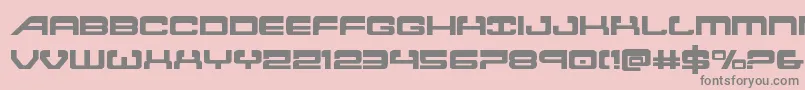 Шрифт Atlantia2 – серые шрифты на розовом фоне