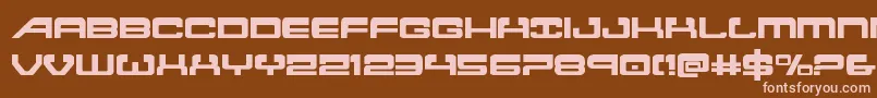 Atlantia2 Font – Pink Fonts on Brown Background