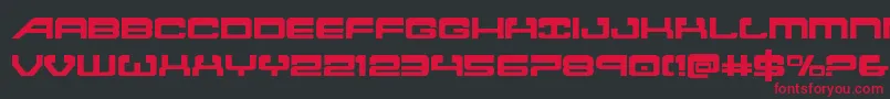 Atlantia2 Font – Red Fonts on Black Background