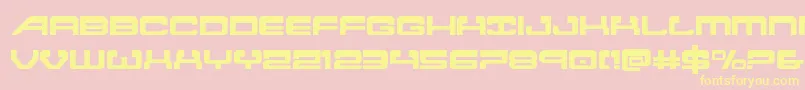 Atlantia2 Font – Yellow Fonts on Pink Background
