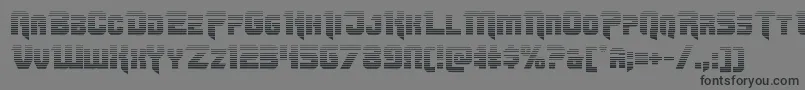 Omegaforcegrad12 Font – Black Fonts on Gray Background