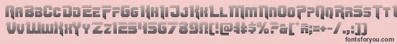 Omegaforcegrad12 Font – Black Fonts on Pink Background