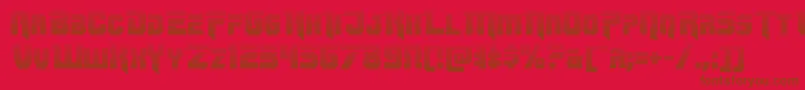 More about Omegaforcegrad12 Font Omegaforcegrad12 Font – Brown Fonts on Red Background