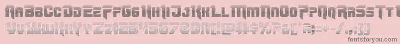 Omegaforcegrad12 Font – Gray Fonts on Pink Background