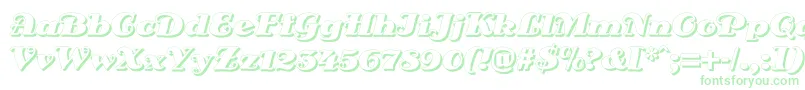 DsSienaShadow Font – Green Fonts