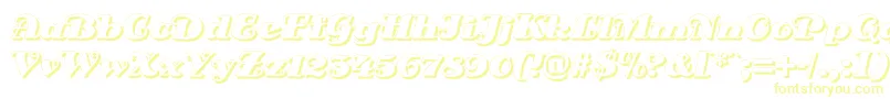 DsSienaShadow Font – Yellow Fonts