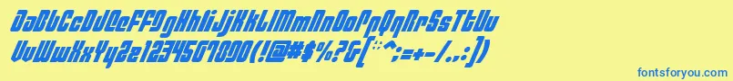 More about PhiladelphiaItalic Font PhiladelphiaItalic Font – Blue Fonts on Yellow Background
