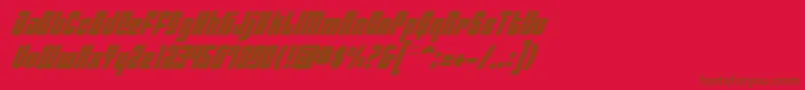 More about PhiladelphiaItalic Font PhiladelphiaItalic Font – Brown Fonts on Red Background