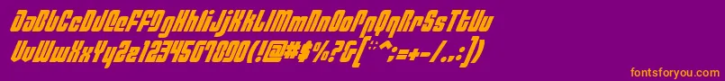 More about PhiladelphiaItalic Font PhiladelphiaItalic Font – Orange Fonts on Purple Background
