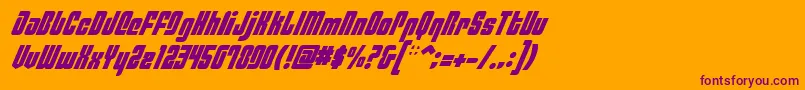 Saiba mais sobre a fonte PhiladelphiaItalic Fonte PhiladelphiaItalic – fontes roxas em um fundo laranja