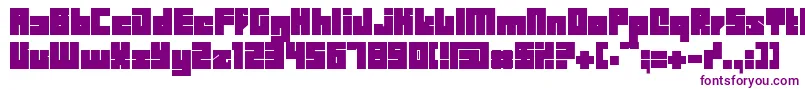 Bdbid Font – Purple Fonts on White Background