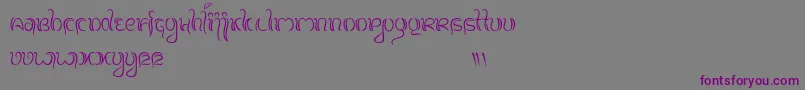 More about BalineseFamily Font BalineseFamily Font – Purple Fonts on Gray Background