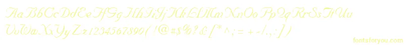 NuncioRegular Font – Yellow Fonts
