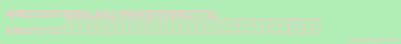 Choppercity Font – Pink Fonts on Green Background