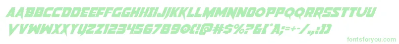 Pistoleerital2 Font – Green Fonts on White Background