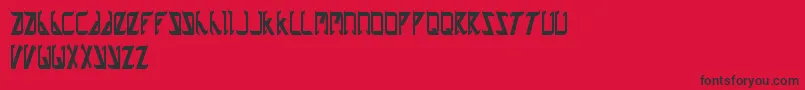 Zetland Font – Black Fonts on Red Background