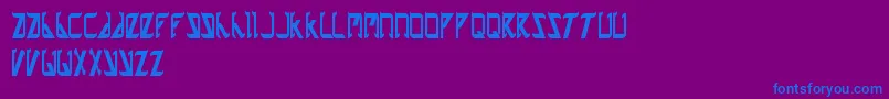 Zetland Font – Blue Fonts on Purple Background