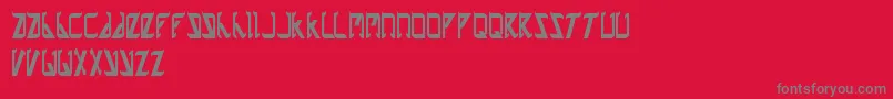 Zetland Font – Gray Fonts on Red Background