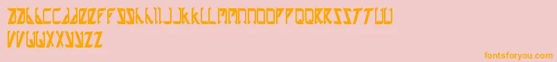 Zetland Font – Orange Fonts on Pink Background