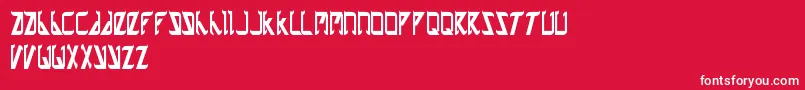Zetland Font – White Fonts on Red Background