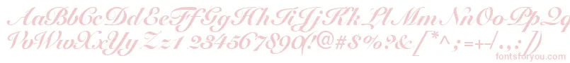 Tangoscriptblackssk Font – Pink Fonts on White Background