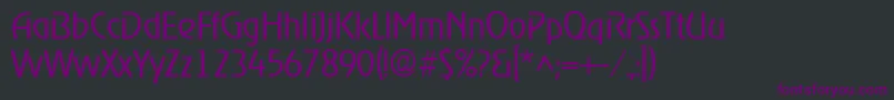 fuente RevellightRegular – Fuentes Moradas Sobre Fondo Negro