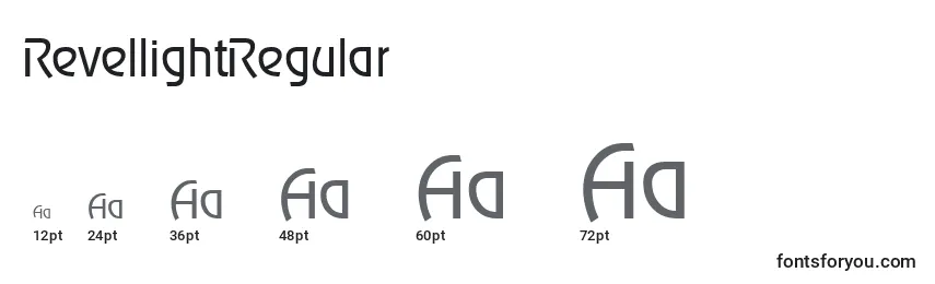 RevellightRegular Font Sizes