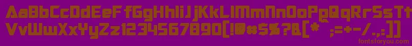 More about OptimusBold Font OptimusBold Font – Brown Fonts on Purple Background