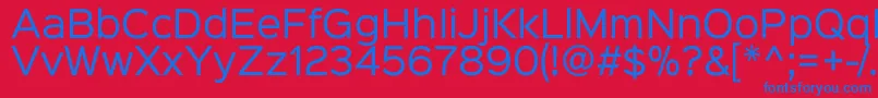Подробнее о шрифте Sinkinsans400regular Шрифт Sinkinsans400regular – синие шрифты на красном фоне