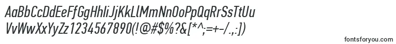 PfdintextcompproItalic-fontti – kirjafontit