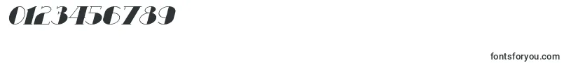 fuente ResavyItalic – Fuentes para números