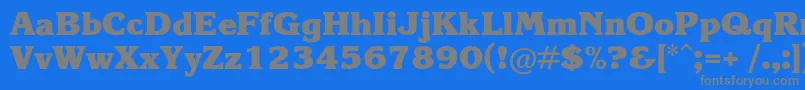 More about KareliacBold Font KareliacBold Font – Gray Fonts on Blue Background