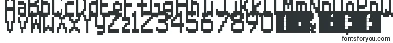Шрифт SuperMario64Ds – очень широкие шрифты