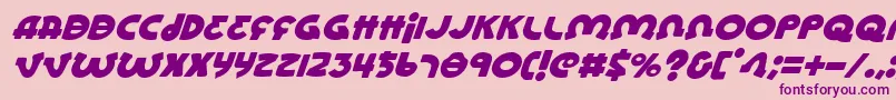 Lioneli-Schriftart – Violette Schriften auf rosa Hintergrund