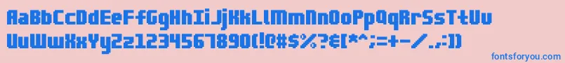 En savoir plus sur la police Blocktopia Police Blocktopia – polices bleues sur fond rose