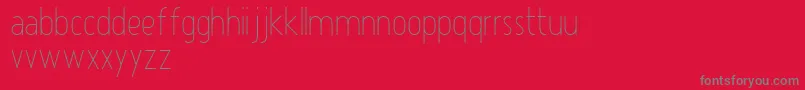 Atype1Light Font – Gray Fonts on Red Background